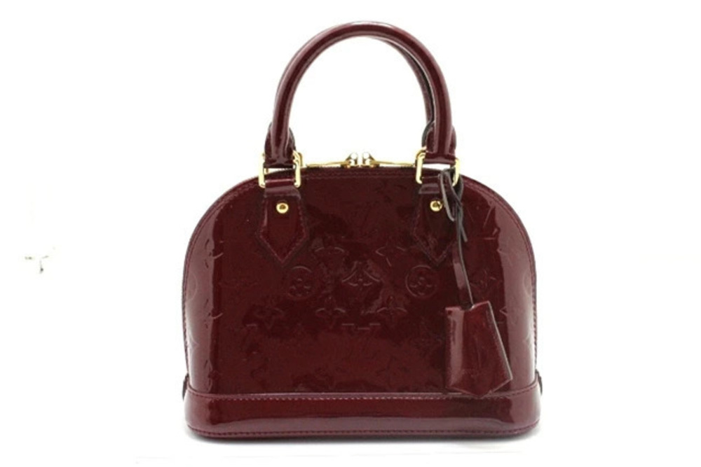 Louis Vuitton Griotte Shoulder Alma Bag Vernis Black